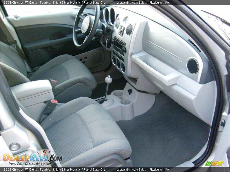 2008 Chrysler PT Cruiser Touring Bright Silver Metallic / Pastel Slate Gray Photo #12