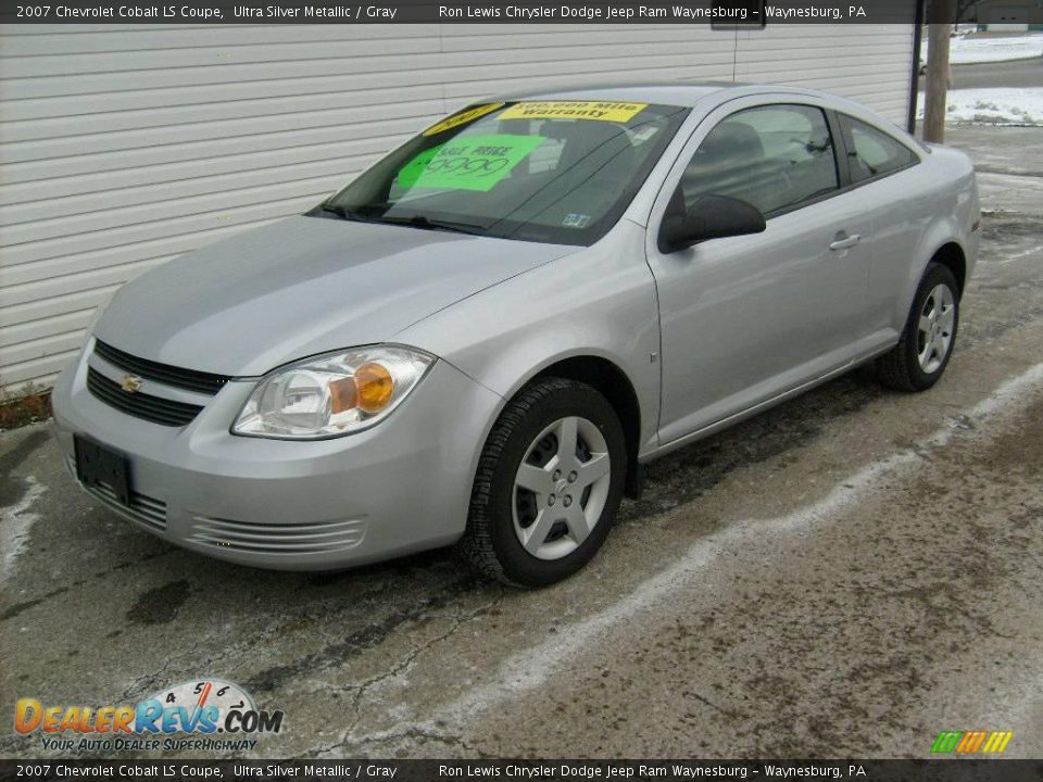 2007 Chevrolet Cobalt LS Coupe Ultra Silver Metallic / Gray Photo #1