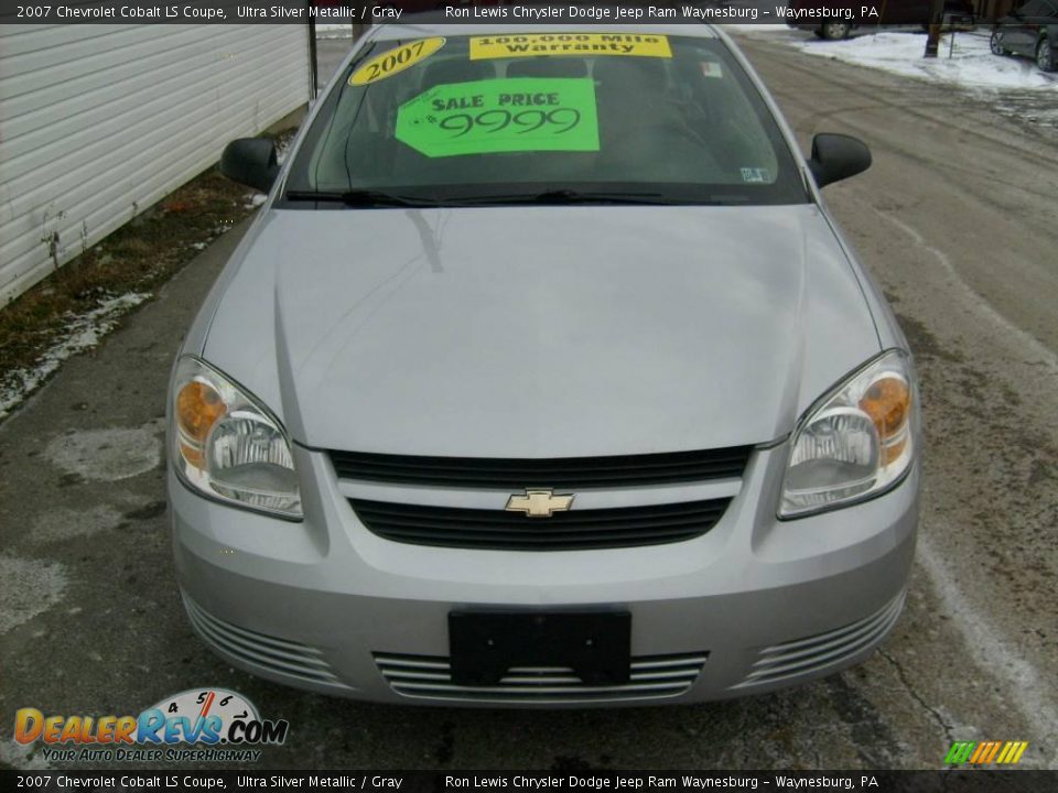 2007 Chevrolet Cobalt LS Coupe Ultra Silver Metallic / Gray Photo #7