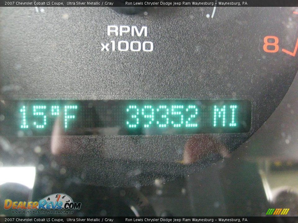 2007 Chevrolet Cobalt LS Coupe Ultra Silver Metallic / Gray Photo #25