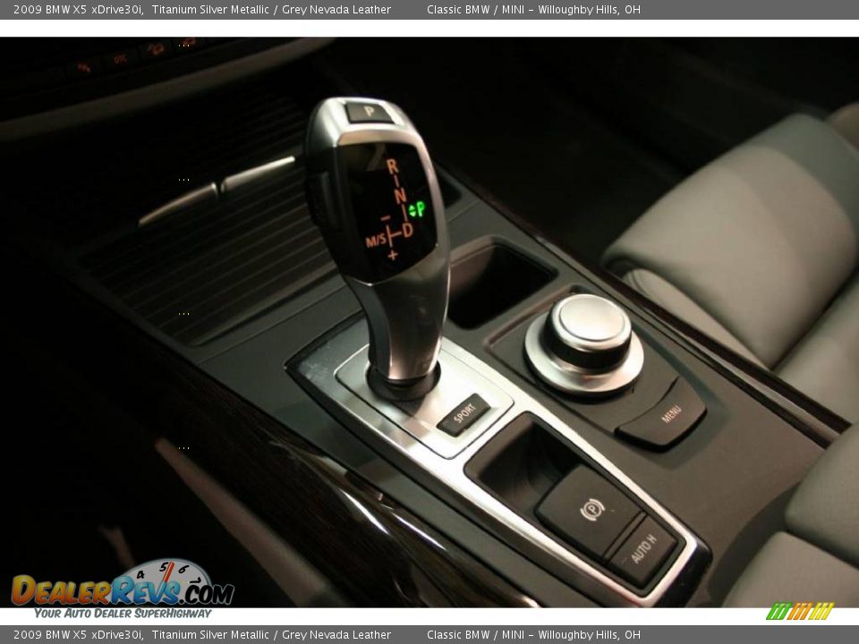 2009 BMW X5 xDrive30i Titanium Silver Metallic / Grey Nevada Leather Photo #14