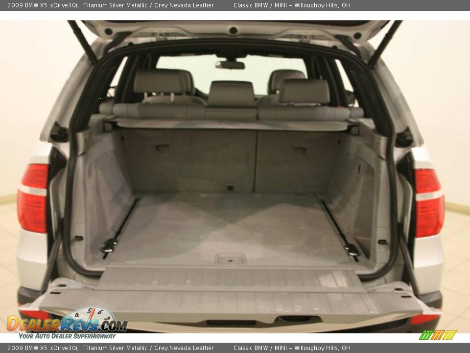 2009 BMW X5 xDrive30i Titanium Silver Metallic / Grey Nevada Leather Photo #18