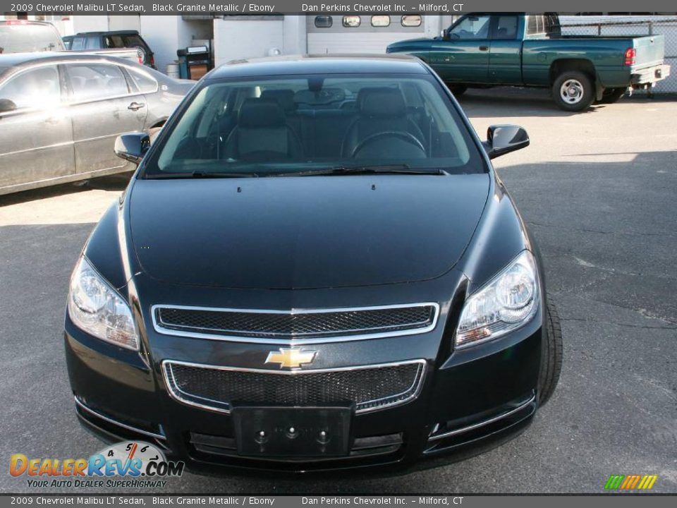2009 Chevrolet Malibu LT Sedan Black Granite Metallic / Ebony Photo #2