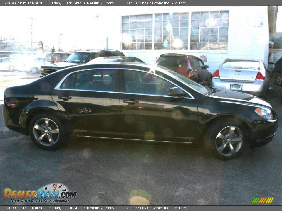 2009 Chevrolet Malibu LT Sedan Black Granite Metallic / Ebony Photo #4