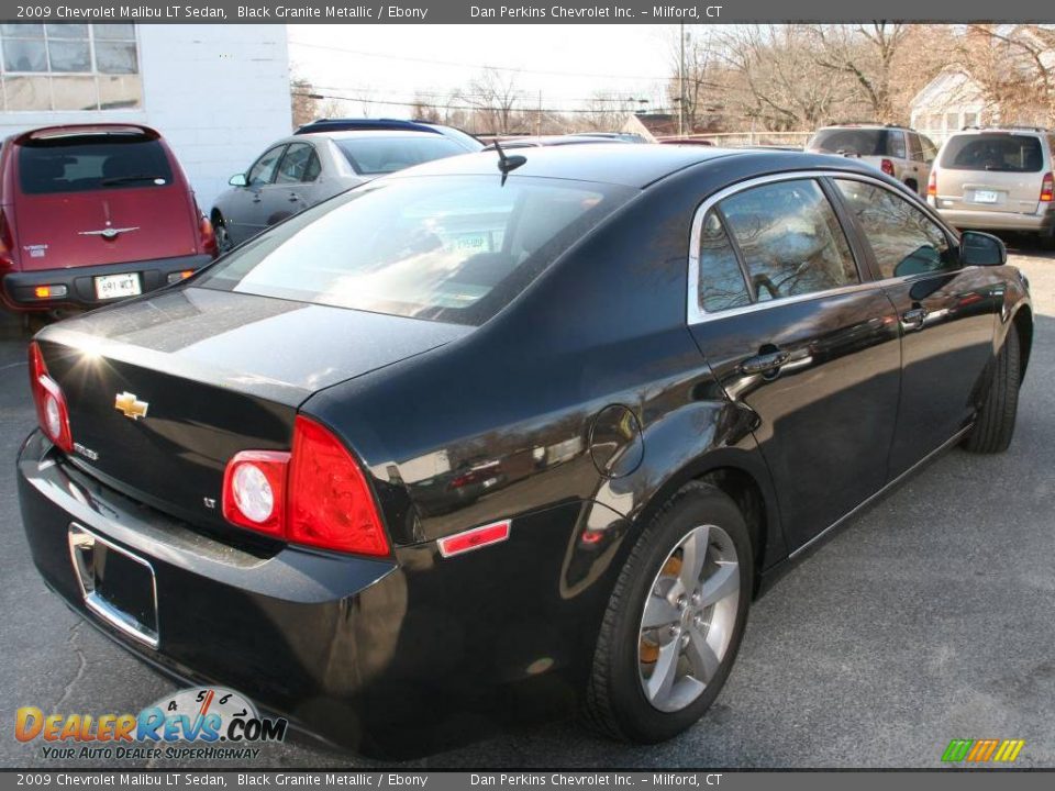 2009 Chevrolet Malibu LT Sedan Black Granite Metallic / Ebony Photo #5
