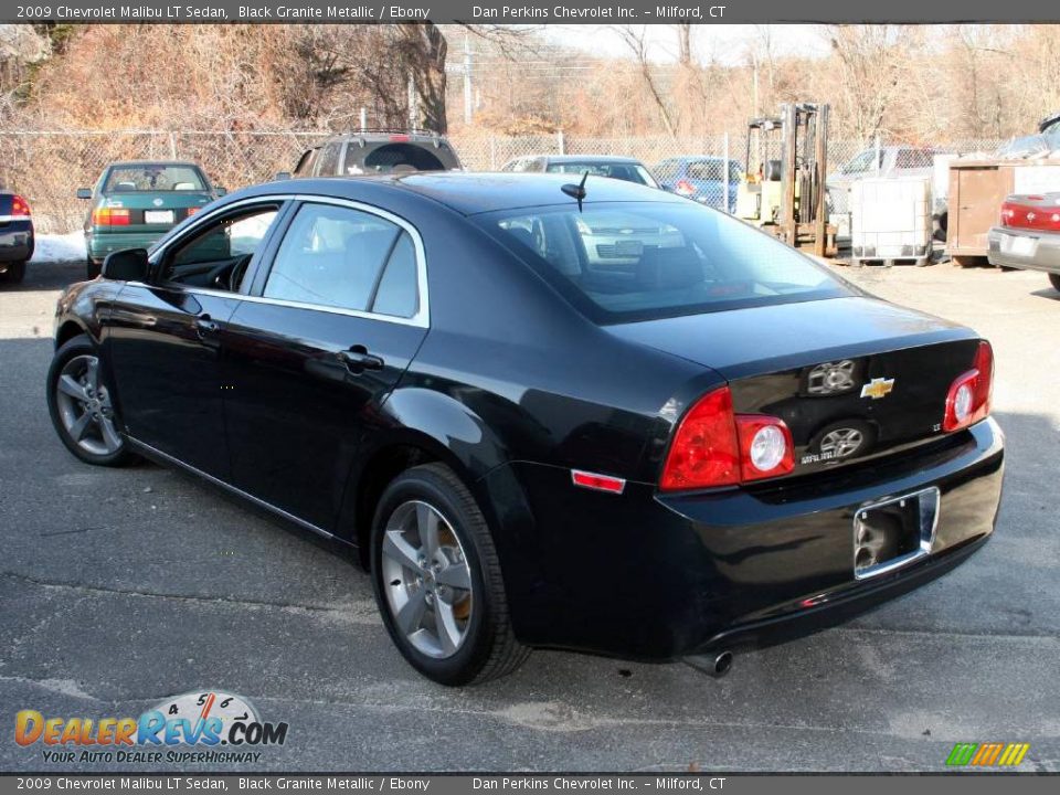 2009 Chevrolet Malibu LT Sedan Black Granite Metallic / Ebony Photo #7