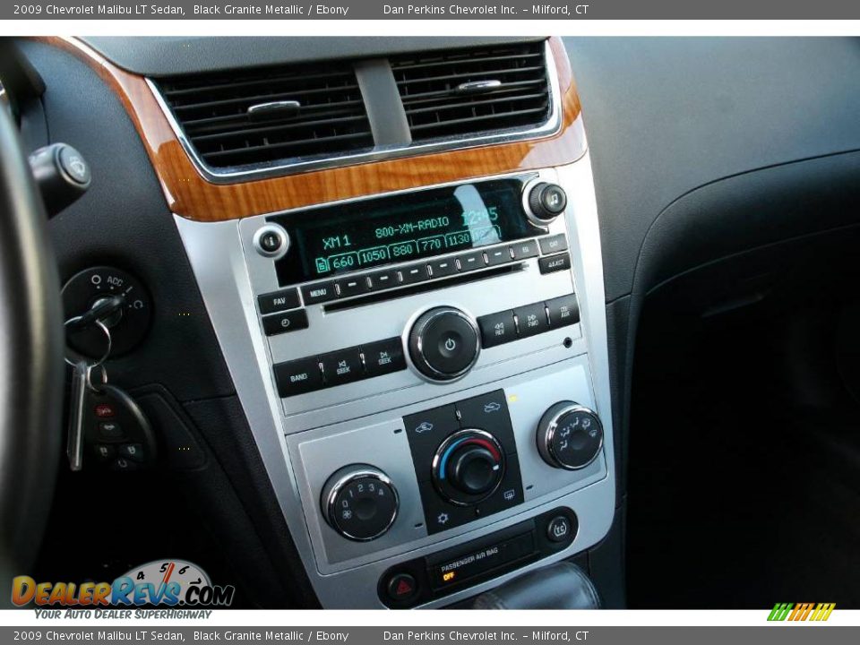 2009 Chevrolet Malibu LT Sedan Black Granite Metallic / Ebony Photo #11