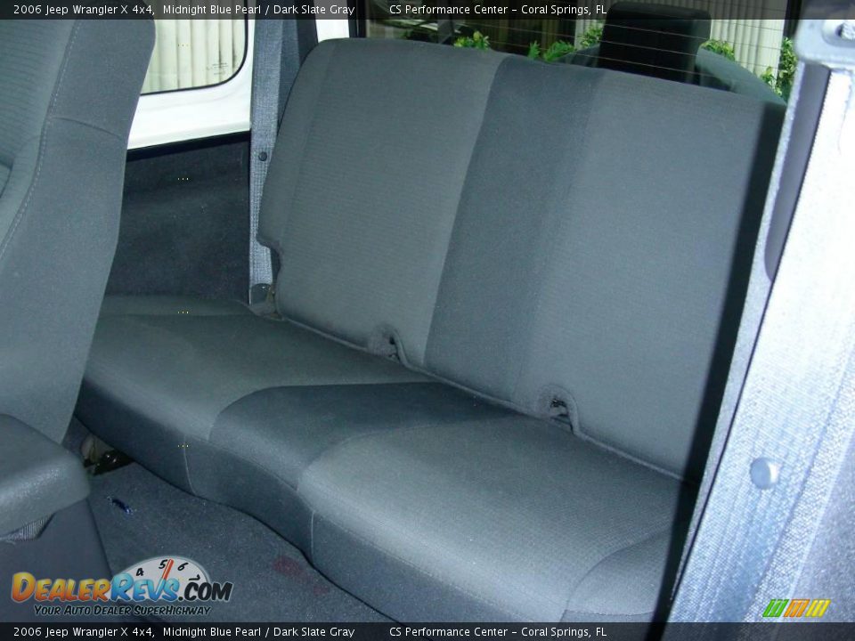 2006 Jeep Wrangler X 4x4 Midnight Blue Pearl / Dark Slate Gray Photo #15