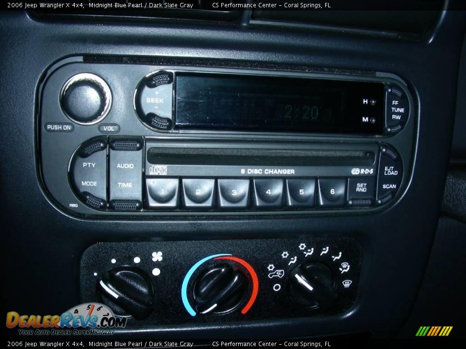 2006 Jeep Wrangler X 4x4 Midnight Blue Pearl / Dark Slate Gray Photo #18