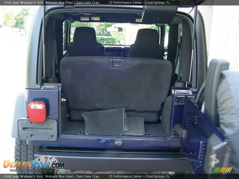 2006 Jeep Wrangler X 4x4 Midnight Blue Pearl / Dark Slate Gray Photo #19