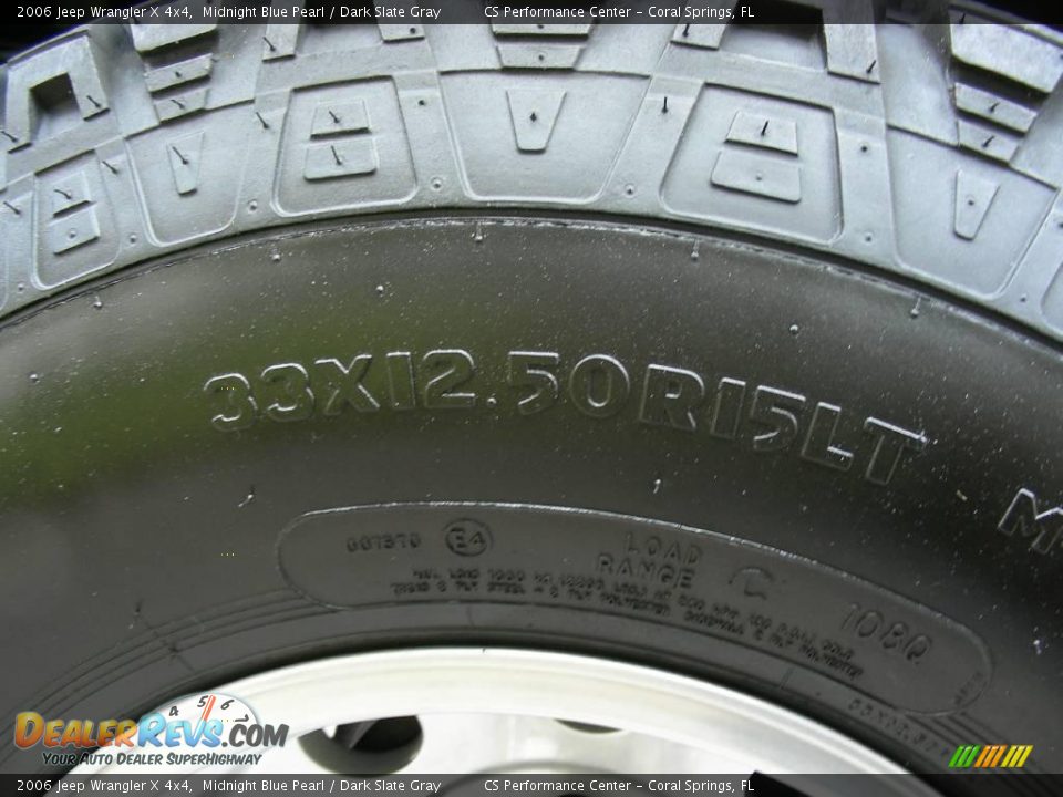 2006 Jeep Wrangler X 4x4 Midnight Blue Pearl / Dark Slate Gray Photo #23