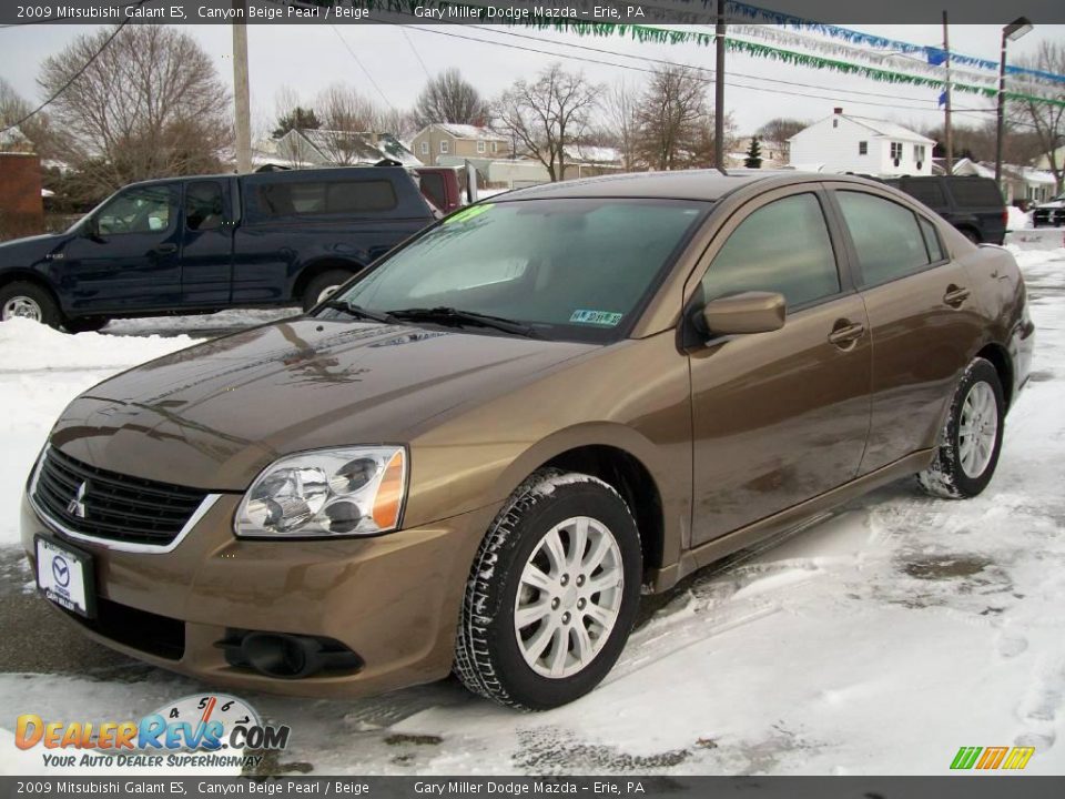 2009 Mitsubishi Galant ES Canyon Beige Pearl / Beige Photo #1