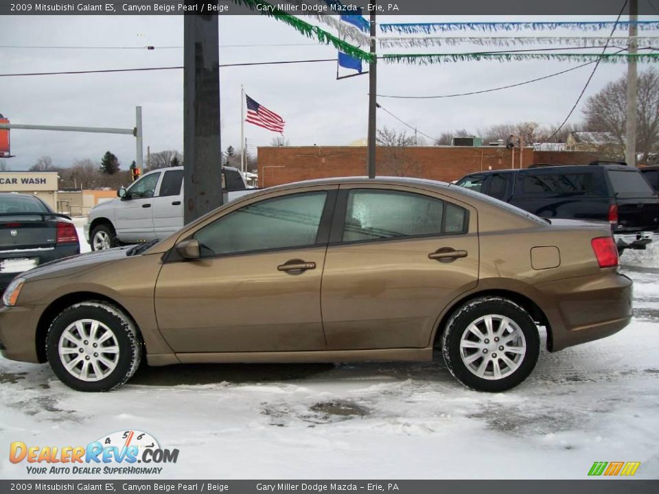 2009 Mitsubishi Galant ES Canyon Beige Pearl / Beige Photo #2