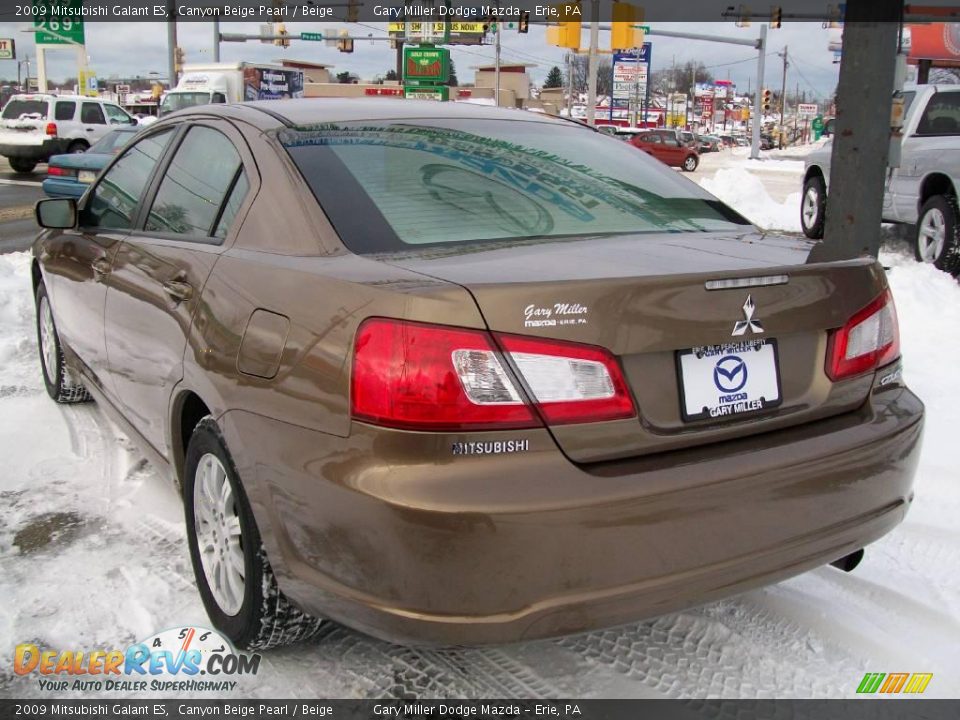 2009 Mitsubishi Galant ES Canyon Beige Pearl / Beige Photo #3