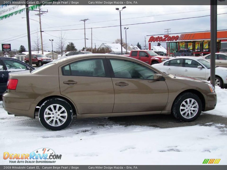 2009 Mitsubishi Galant ES Canyon Beige Pearl / Beige Photo #7