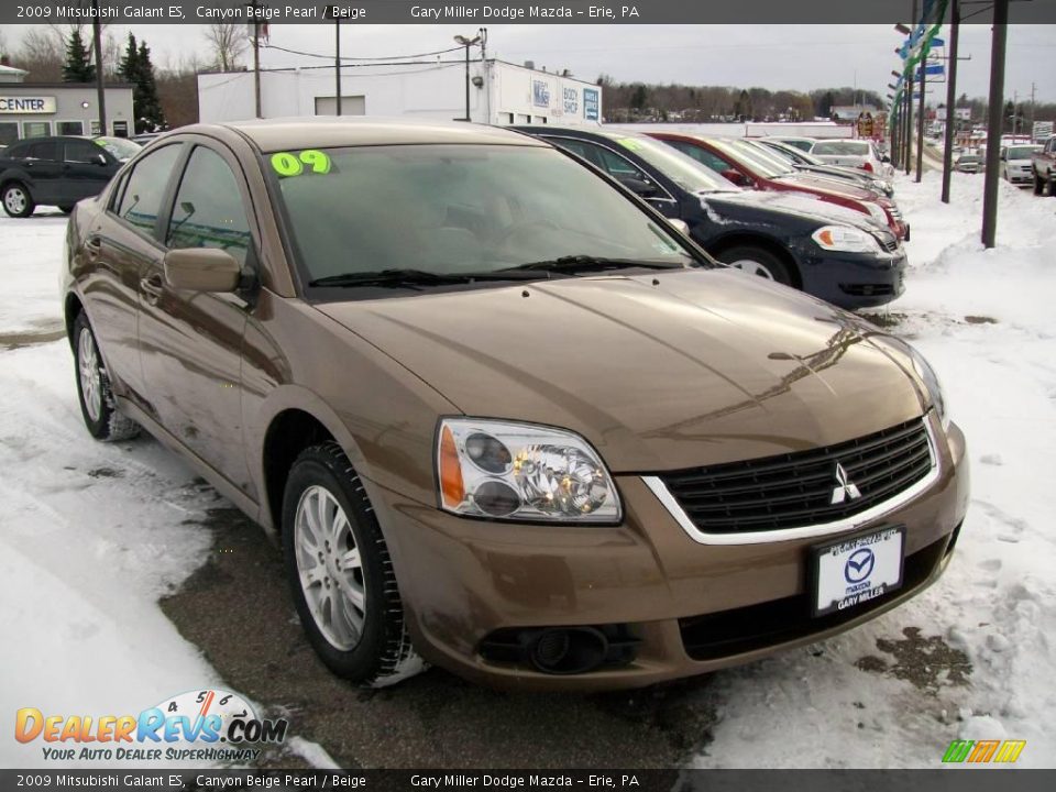 2009 Mitsubishi Galant ES Canyon Beige Pearl / Beige Photo #8