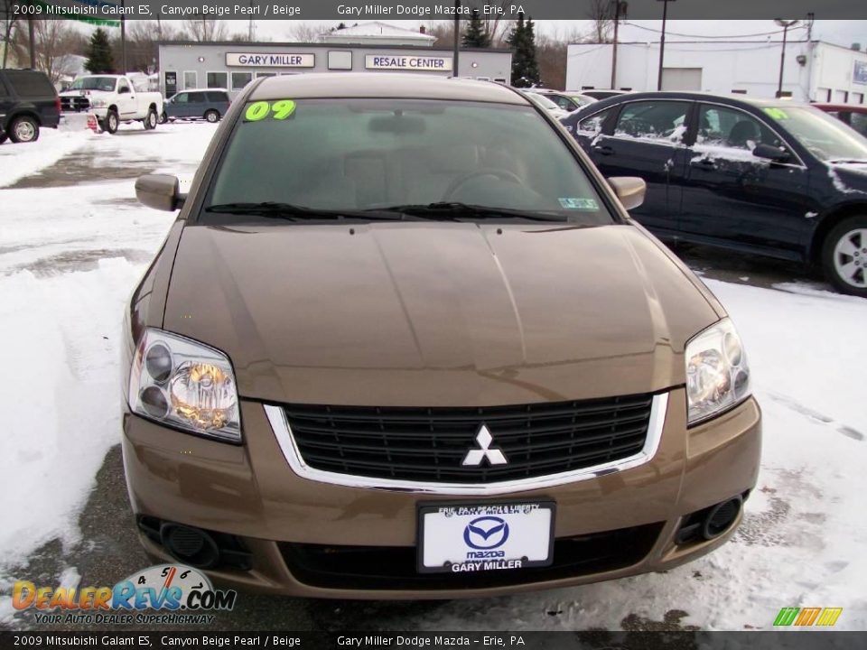 2009 Mitsubishi Galant ES Canyon Beige Pearl / Beige Photo #9