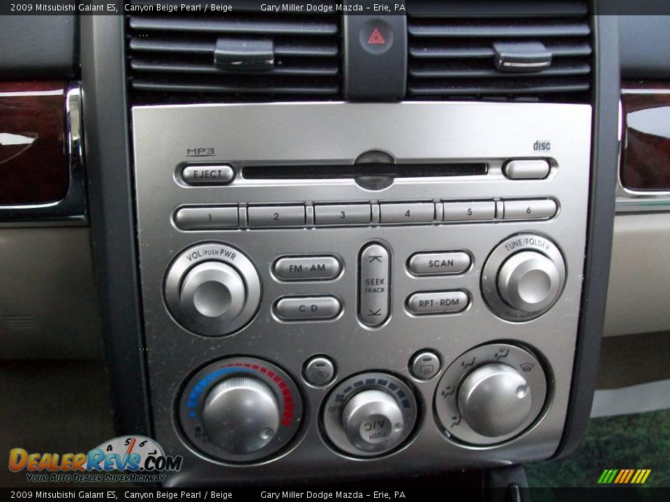 2009 Mitsubishi Galant ES Canyon Beige Pearl / Beige Photo #14