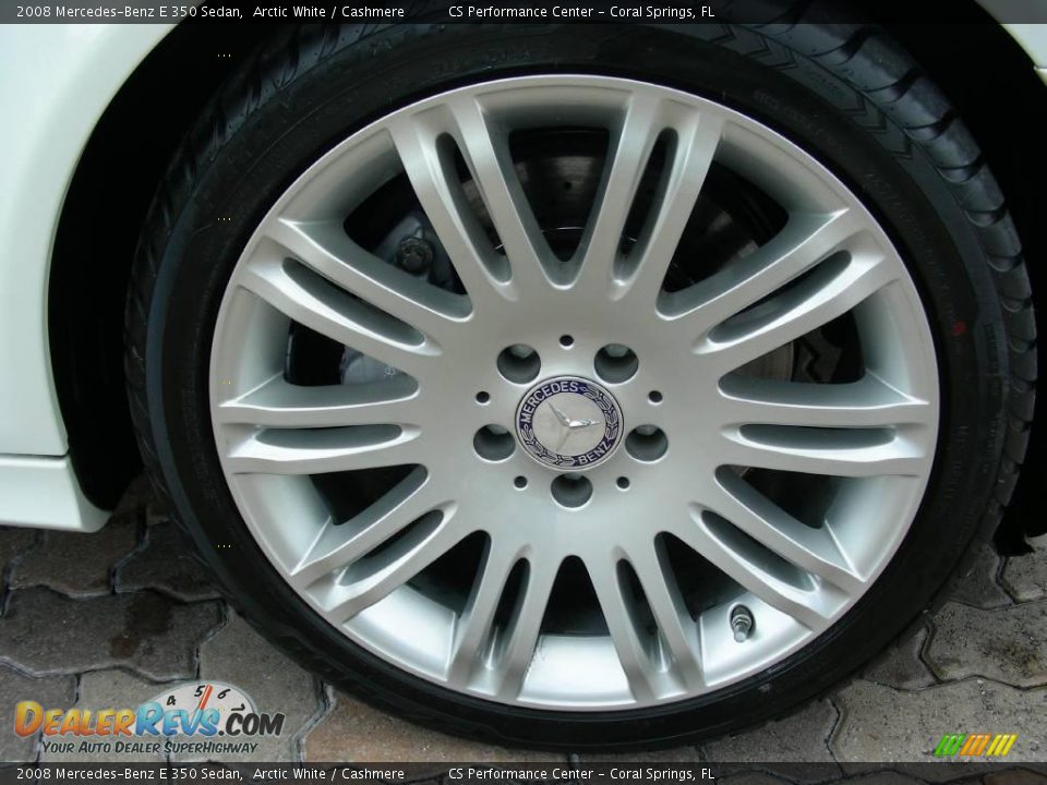2008 Mercedes-Benz E 350 Sedan Arctic White / Cashmere Photo #10
