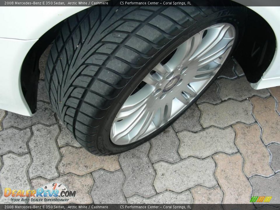 2008 Mercedes-Benz E 350 Sedan Arctic White / Cashmere Photo #11