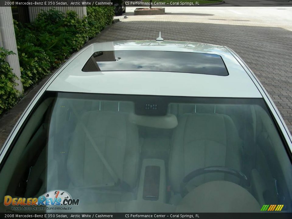 2008 Mercedes-Benz E 350 Sedan Arctic White / Cashmere Photo #12