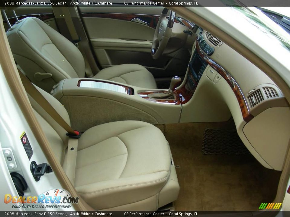 2008 Mercedes-Benz E 350 Sedan Arctic White / Cashmere Photo #15