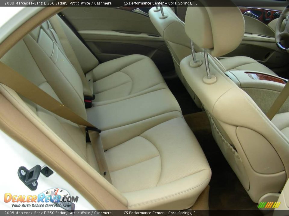 2008 Mercedes-Benz E 350 Sedan Arctic White / Cashmere Photo #18