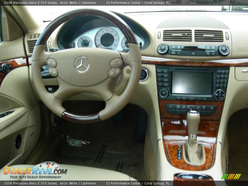 2008 Mercedes-Benz E 350 Sedan Arctic White / Cashmere Photo #19