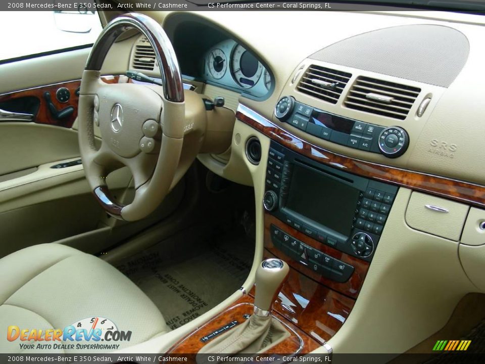 2008 Mercedes-Benz E 350 Sedan Arctic White / Cashmere Photo #20