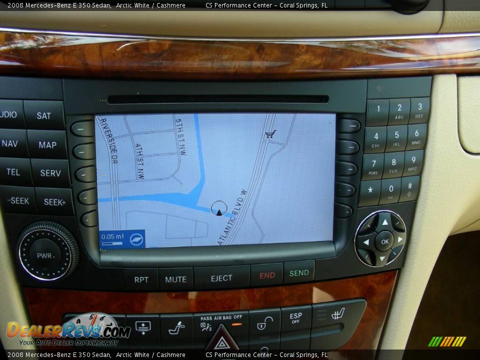 2008 Mercedes-Benz E 350 Sedan Arctic White / Cashmere Photo #22