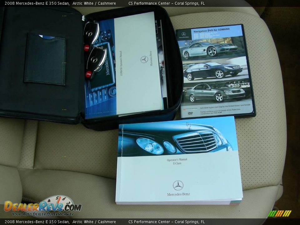 2008 Mercedes-Benz E 350 Sedan Arctic White / Cashmere Photo #23