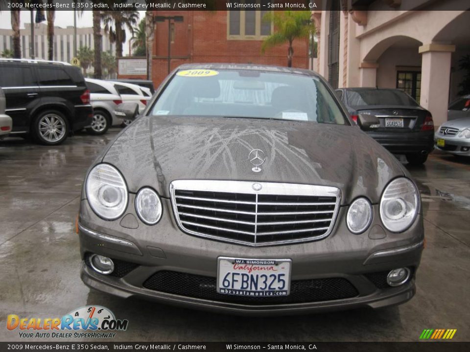 2009 Mercedes-Benz E 350 Sedan Indium Grey Metallic / Cashmere Photo #6