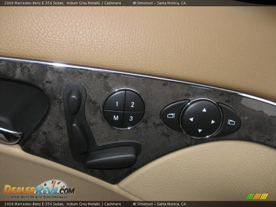 2009 Mercedes-Benz E 350 Sedan Indium Grey Metallic / Cashmere Photo #7