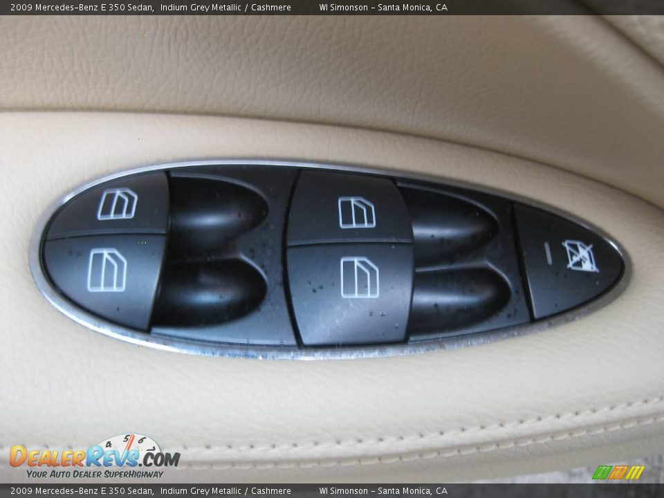 2009 Mercedes-Benz E 350 Sedan Indium Grey Metallic / Cashmere Photo #8