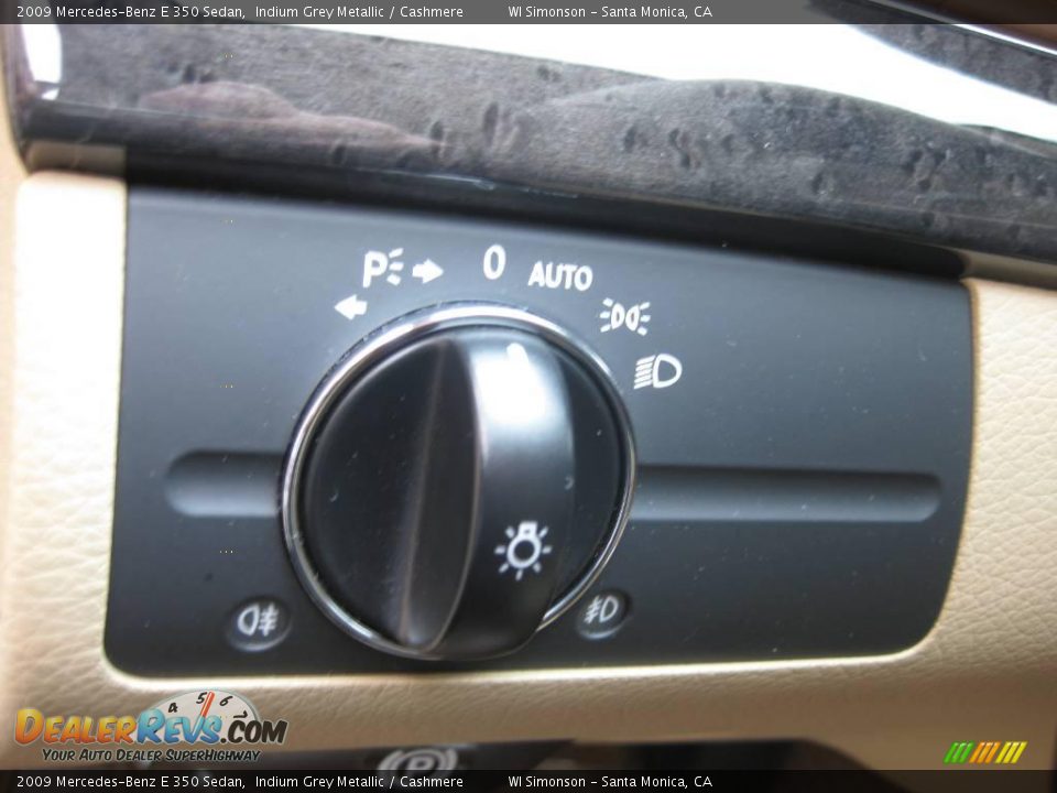 2009 Mercedes-Benz E 350 Sedan Indium Grey Metallic / Cashmere Photo #10