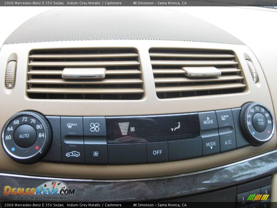 2009 Mercedes-Benz E 350 Sedan Indium Grey Metallic / Cashmere Photo #13