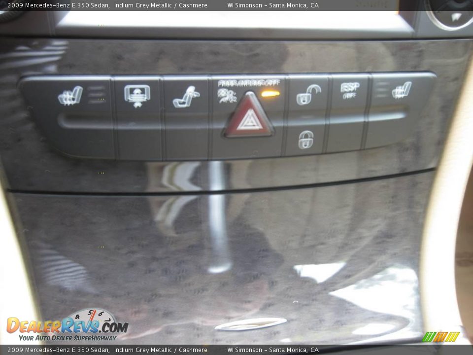 2009 Mercedes-Benz E 350 Sedan Indium Grey Metallic / Cashmere Photo #14