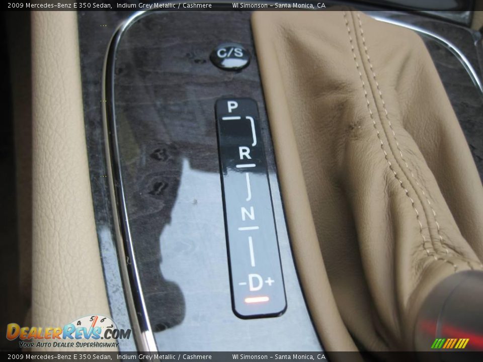 2009 Mercedes-Benz E 350 Sedan Indium Grey Metallic / Cashmere Photo #15