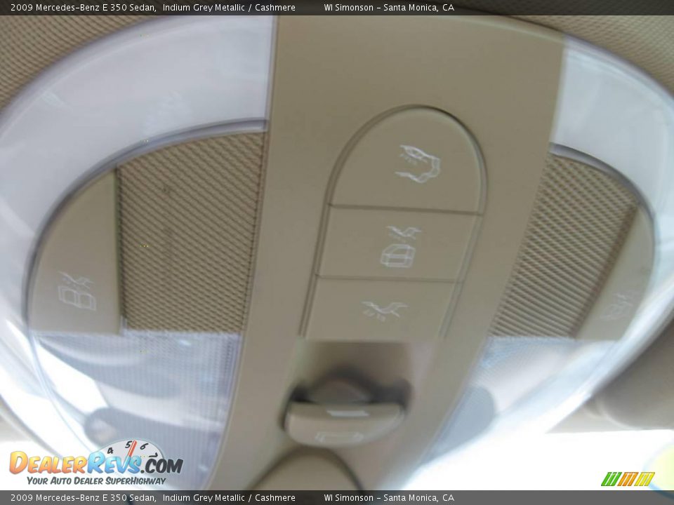 2009 Mercedes-Benz E 350 Sedan Indium Grey Metallic / Cashmere Photo #16