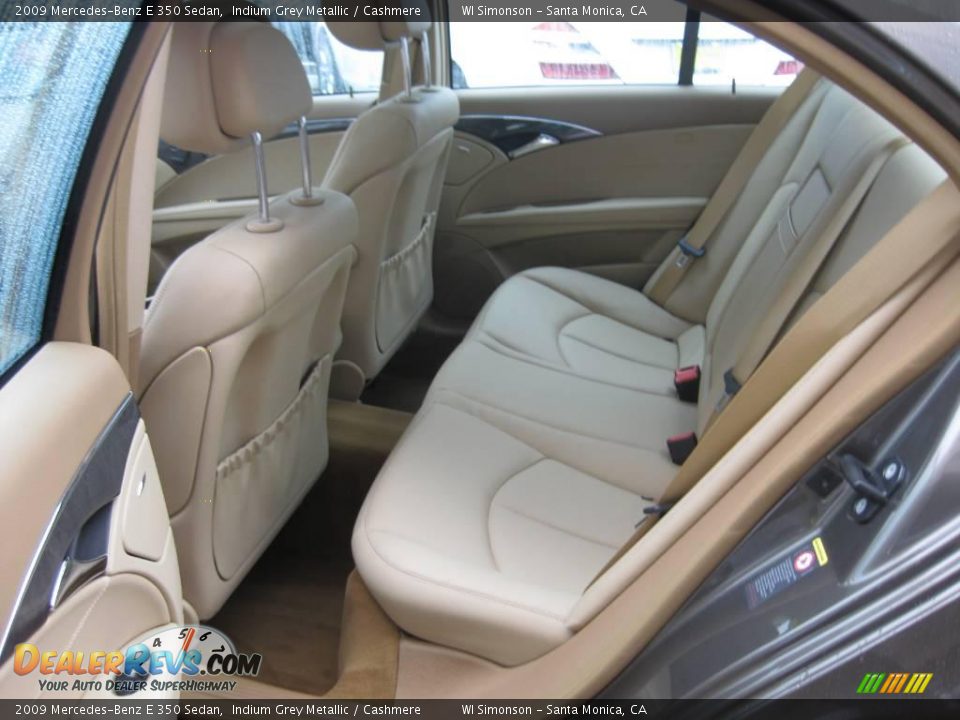 2009 Mercedes-Benz E 350 Sedan Indium Grey Metallic / Cashmere Photo #20