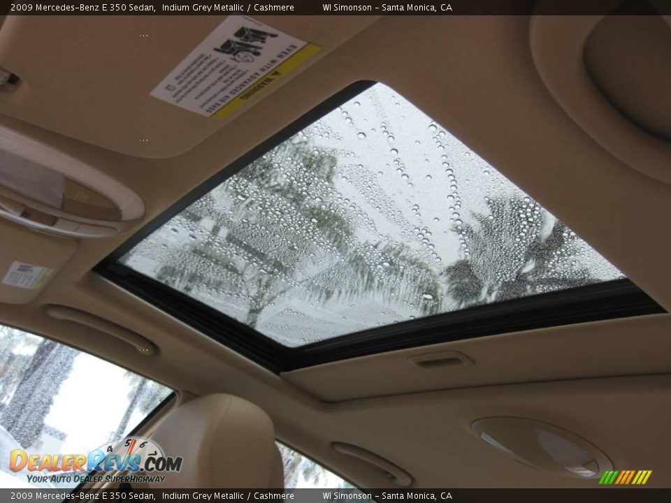 2009 Mercedes-Benz E 350 Sedan Indium Grey Metallic / Cashmere Photo #21
