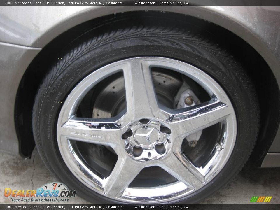2009 Mercedes-Benz E 350 Sedan Indium Grey Metallic / Cashmere Photo #23