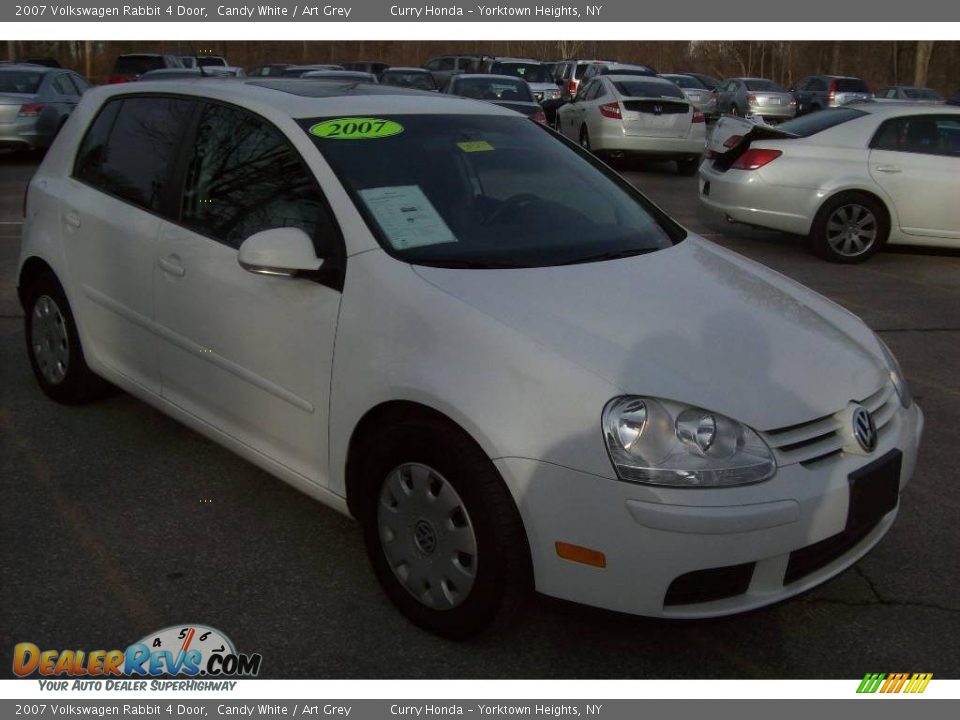 2007 Volkswagen Rabbit 4 Door Candy White / Art Grey Photo #1