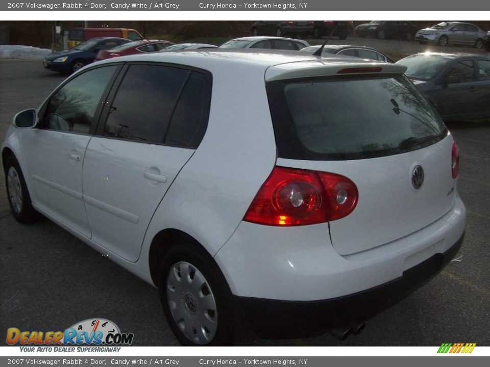 2007 Volkswagen Rabbit 4 Door Candy White / Art Grey Photo #2