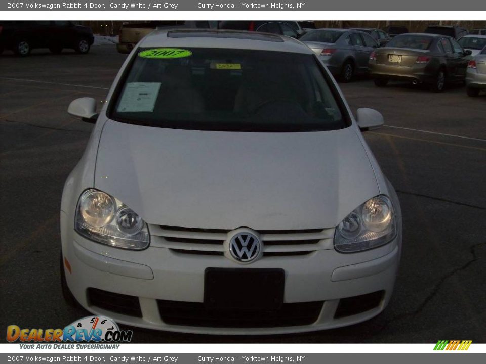 2007 Volkswagen Rabbit 4 Door Candy White / Art Grey Photo #3