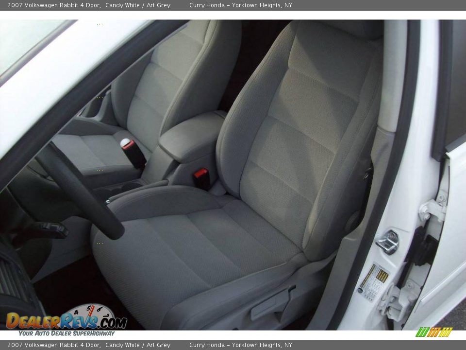 2007 Volkswagen Rabbit 4 Door Candy White / Art Grey Photo #5