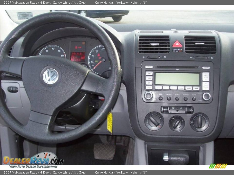 2007 Volkswagen Rabbit 4 Door Candy White / Art Grey Photo #6