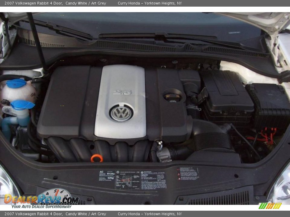 2007 Volkswagen Rabbit 4 Door Candy White / Art Grey Photo #8