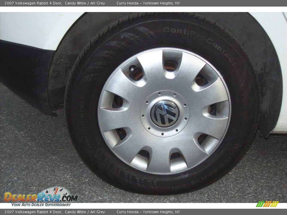 2007 Volkswagen Rabbit 4 Door Candy White / Art Grey Photo #9