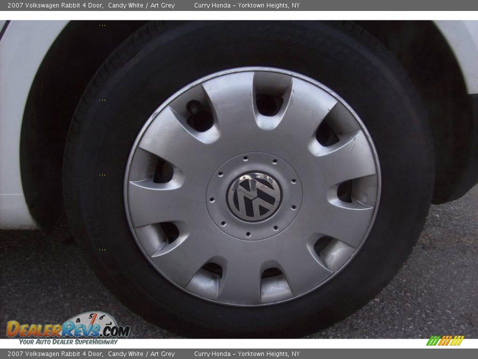 2007 Volkswagen Rabbit 4 Door Candy White / Art Grey Photo #10